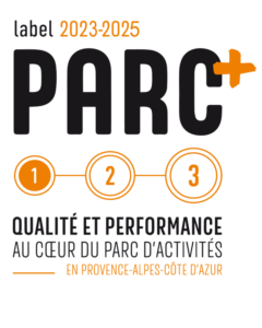 Logo du label Parc +, niveau 1 décerné par la Région sud pour la Zone d'activité Bel air des Taillades pour la période 2023-2025 - Agrandir l'image, fenêtre modale