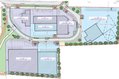 Plan de masse et hypothèse d'implantation - Agrandir l'image, fenêtre modale