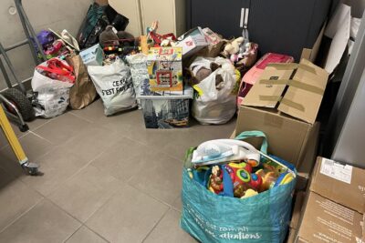 Jouets collectés au siège de LMV - Agrandir l'image 4 sur 6, fenêtre modale